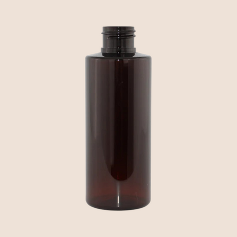 125ml Amber PET Bottle – Square Shoulder | Carton of 50 - Brown-Clear
