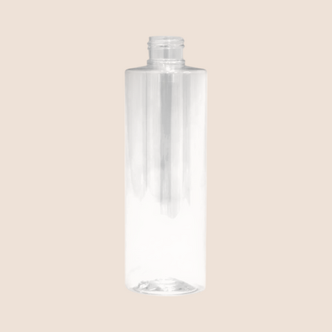 250ml Amber PET Bottle – Square Shoulder | Carton of 50  -  Brown-Clear