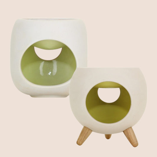 Handmade Ceramic Essential Oil Burner - Cabana
