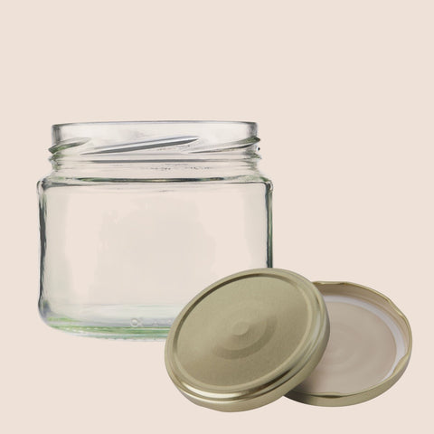 Flint Glass Jar  -  200ml-300ml-500ml