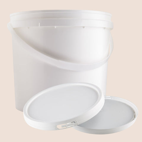 Food Grade Plastic Pails  -  1L Clear-1.2L White-2.2L White-5L White