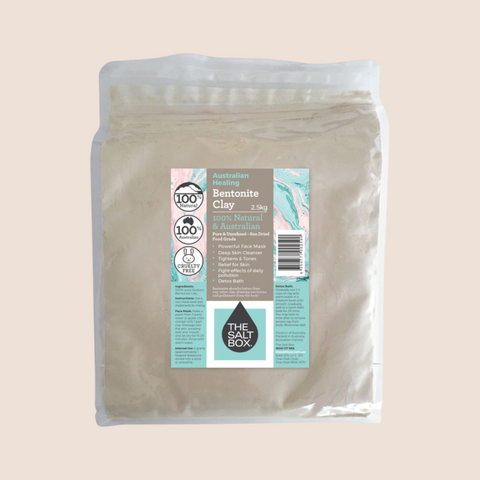 Australian Bentonite Clay Food Grade - Queensland Sourced  -  400g Jar-2.5kg