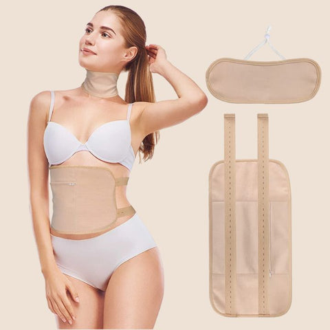 Bulk Reusable Castor Oil Wrap Sets (5-100 Packs)  -  Beige / 5-Beige / 10-Beige / 20-Beige / 50-Beige / 100