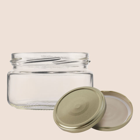 Flint Glass Jar  -  200ml-300ml-500ml