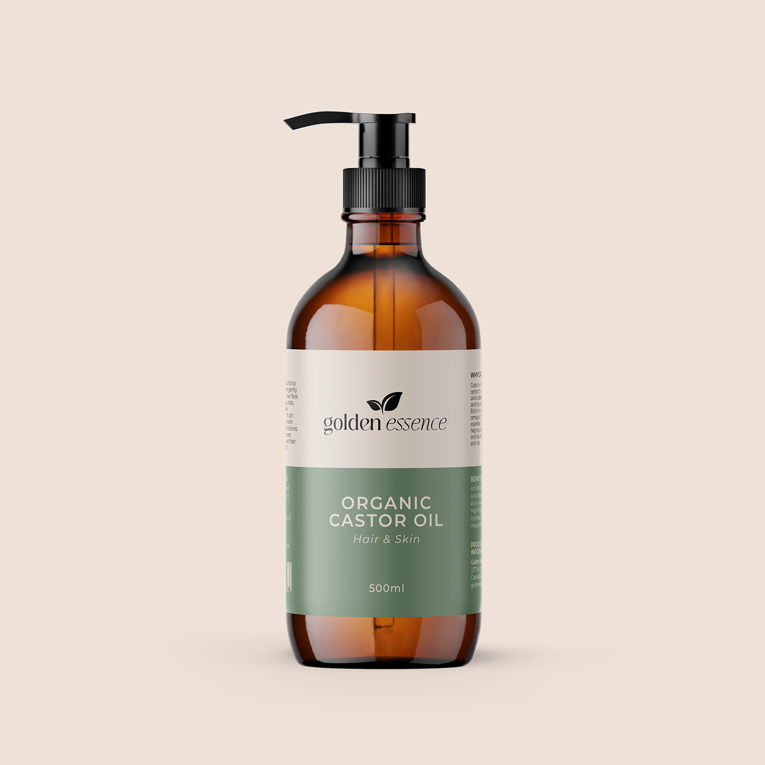 Organic Castor Oil  -  500ml