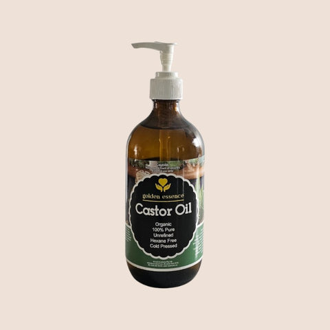 Organic Castor Oil - 500ml Glass Bottle  -  Default Title