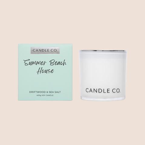 Summer Beach House Scented Soy Candle  -  Default Title